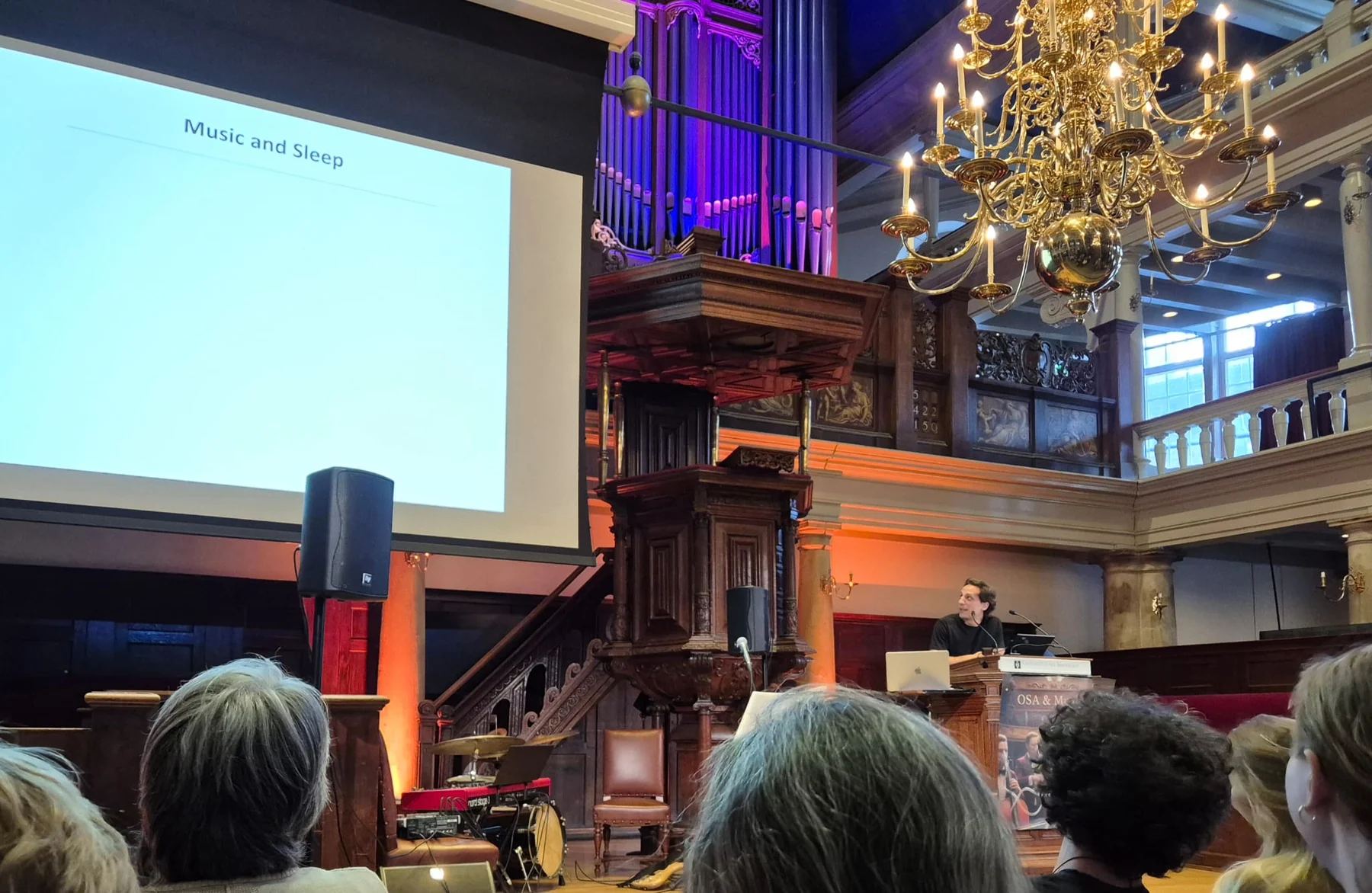 Music and Sleep presentation at the OSA Symposium